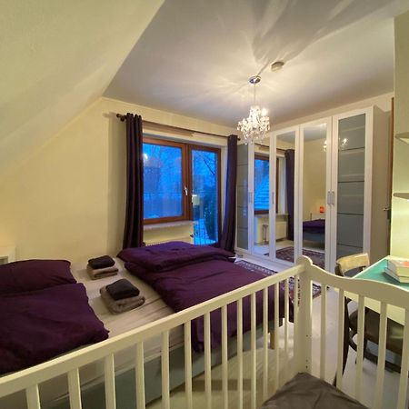 Gartenblick-Oase: Obergeschosswohnung In Hamburk Exteriér fotografie